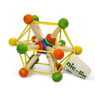 德国原产nic积木益智玩具织机