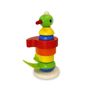 德国原产nic积木益智玩具串珠鸟人