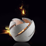 芬兰原产HUKKA滑石摆件装饰烛台 TULIKUKKA&nbsp;灰蓝