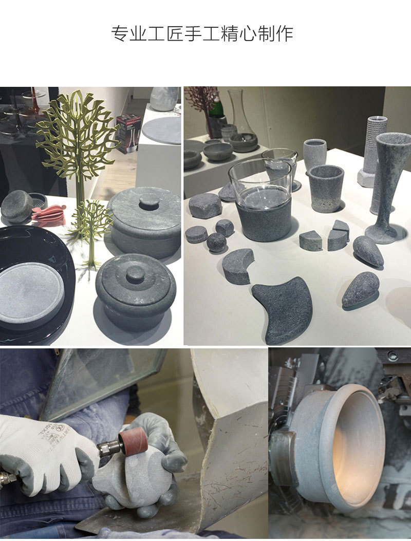 芬兰原产HUKKA滑石球状掌上恒温按摩石全身加热保温按摩球 灰色