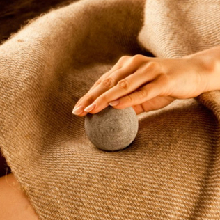 芬兰原产HUKKA滑石球状按摩石全身加热保温按摩球