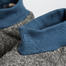 新西兰原产Classic Sheepskin成人冬季便携羊毛家居鞋防滑 灰色