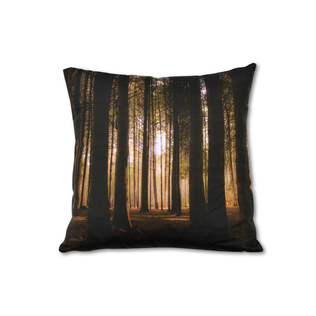 澳大利亚原产SQ STUDIO生物可降解油墨印刷方形亚麻抱枕靠垫