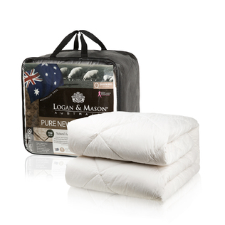 澳大利亚原产LOGAN & MASON纯羊毛冬被羊毛被子被芯