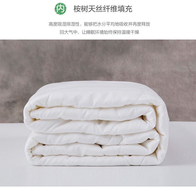 澳大利亚原产Ecorenew儿童天丝被儿童被子婴幼儿被芯 白色 210cm*140cm