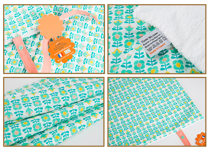 法国原产Carotte&Cie婴儿毯婴儿抱毯盖毯复古花