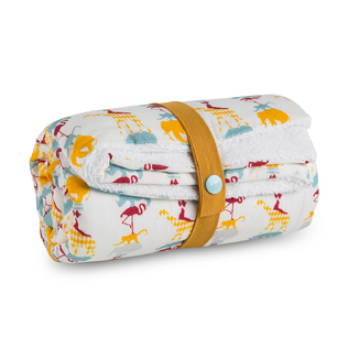 法国原产Carotte&Cie婴儿毯新生儿抱毯爬行毯马戏团动物