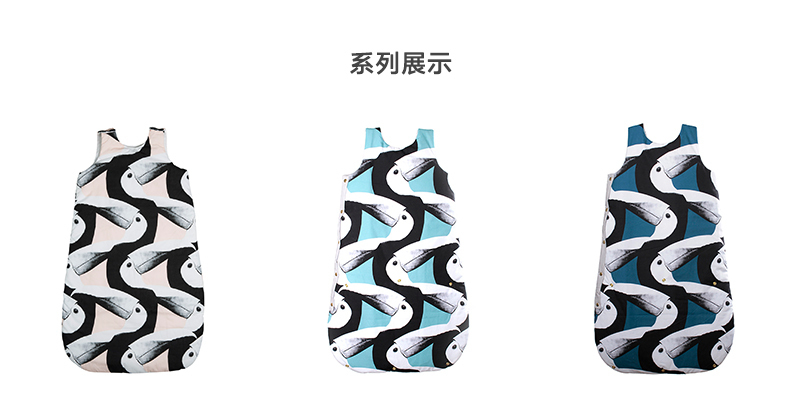 法国原产anatology婴幼儿睡袋宝宝睡袋小孩睡袋 天蓝