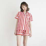 韩国原产JO'S LOUNGE 纯棉家居服休闲服睡衣套装条纹