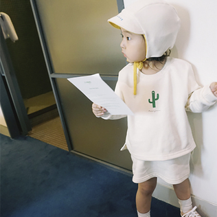 韩国原产Roanjane纯棉运动套装休闲装运动服