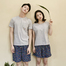 韩国原产JO'S LOUNGE纯棉家居服休闲服睡衣情侣彩色叶子 混色