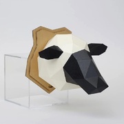 日本原产KAKU KAKU3D立体纸质拼图动物纸模儿童DIY玩具