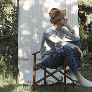 韩国原产JO'S LOUNGE纯棉家居服休闲服睡衣套装彩色叶子