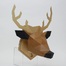 日本原产KAKU KAKU3D立体纸质拼图动物纸模儿童玩具 墙饰 鹿 M