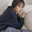 韩国原产JO'S LOUNGE纯棉家居服休闲睡衣套装山泽西海军 蓝色