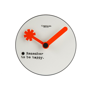 意大利原产Creativando经典圆盘挂钟钟表时钟叮咛