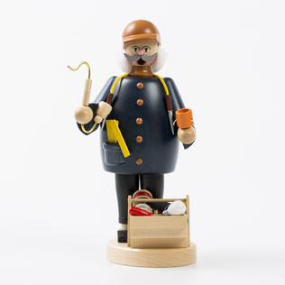 德国原产Pewo手工香薰木偶玩偶桌面摆件工艺饰品人物电工