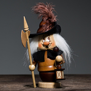 德国原产Christian Ulbricht木质手工香薰木偶守夜人小精灵