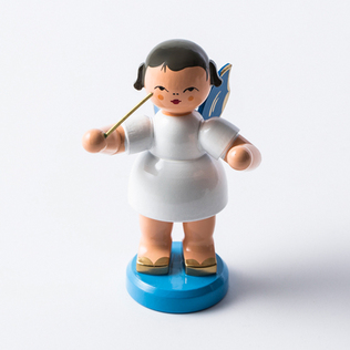 德国原产Kunstgewerbe Uhlig 木质摆件"守护天使指挥家"系列