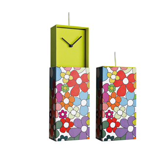 意大利原产Creativando藏在盒子里的钟表时钟挂钟花儿