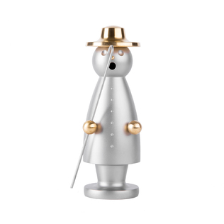 德国原产ADAMAS BRASS不锈钢手工香薰摆件银色牧羊人