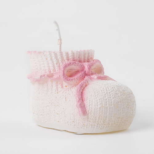 意大利原产Cereria Introna手工创意香熏蜡烛婴儿鞋 粉色