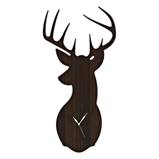 意大利原产Creativando经典创意挂钟钟表时钟灵鹿大号