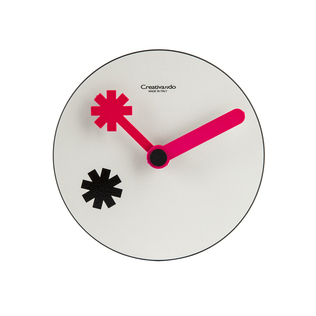 意大利原产Creativando经典圆盘挂钟钟表时钟星星