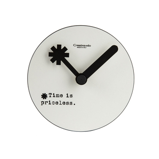 意大利原产Creativando经典圆盘挂钟钟表时钟时间
