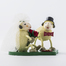 德国原产Kunstgewerbe Uhlig手工艺品木偶摆件新婚的绵羊