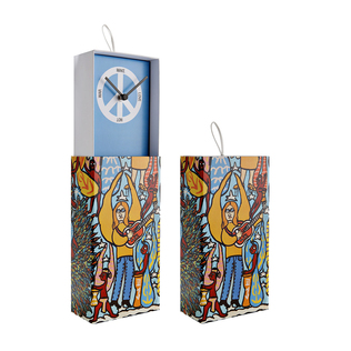 意大利原产Creativando藏在盒子里的钟表时钟挂钟和平