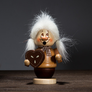 德国原产Christian Ulbricht木质手工木偶摆件格雷特尔