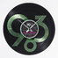 意大利原产DIS C'O'CLOCK369黑胶唱片碟挂钟钟表 浅绿