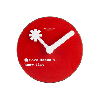 意大利原产Creativando经典圆盘挂钟钟表时钟星星恋情