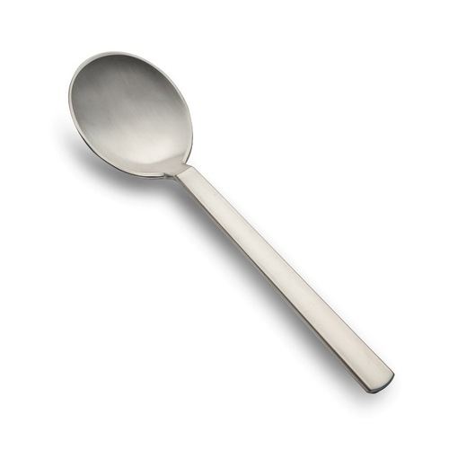 丹麦原产OLE PALSBY DESIGN 磨砂不锈钢儿童餐勺 灰色