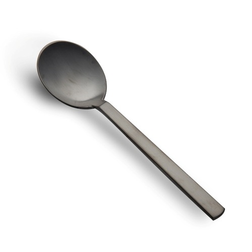 丹麦原产OLE PALSBY DESIGN 不锈钢黑钛涂层儿童餐勺 黑色