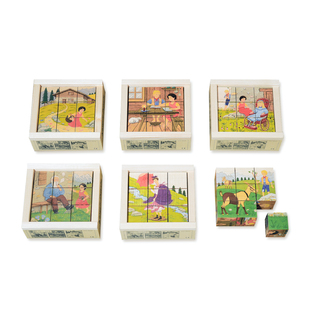 瑞士原产Atelier Fischer拼图木质拼图玩具海蒂小女孩