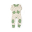 美国原产cat&dogma全棉婴幼儿运动衫运动衣连体衣 绿色 0-3个月 