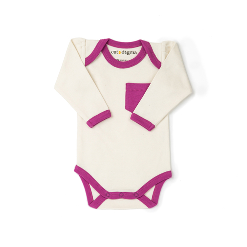 美国原产cat&dogma全棉婴幼儿运动衫运动服婴儿运动衣 紫色 0-3个月
