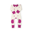 美国原产cat&dogma全棉婴幼儿运动衫运动衣连体衣 紫色 0-3个月