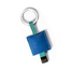 意大利原产Reflexa维耶勒法兰绒钥匙扣/圈+USB内存U盘4GB 蓝色
