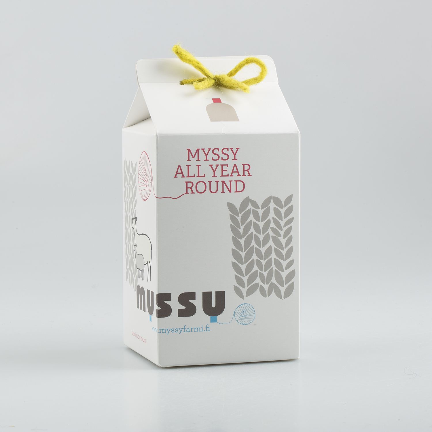 芬兰原产MYSSYFARMI羊毛针织帽手工帽保暖帽 混色