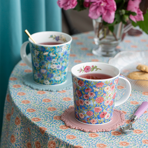 英国丹侬Dunoon骨瓷水杯 Lomond杯型奥菲莉亚系列 粉色