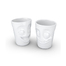 德国原产Fiftyeight 陶瓷卡通表情杯水杯2件套无手柄 350ml 玩笑与美味
