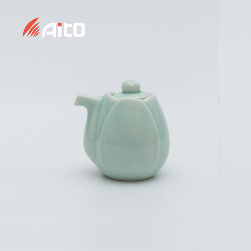 日本原产AITO haas食味 美浓烧瓷器 酱油罐 绿色