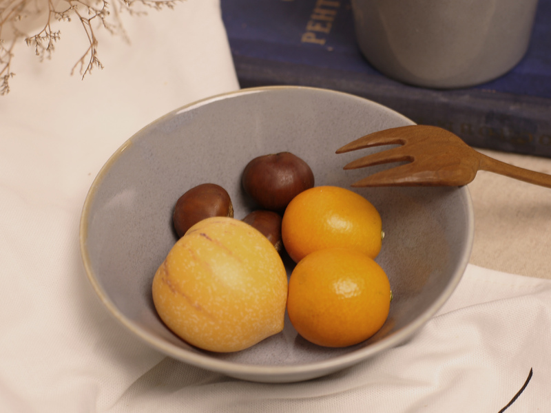 日本原产Aito Natural color美浓烧陶瓷摩登色餐碗 粉色 餐碗