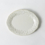 日本原产AITO Lien 浮雕藤系列 椭圆盘  S 珍珠白
