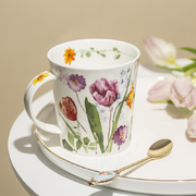 英国DUNOON丹侬骨瓷水杯Lomond杯型花园系列