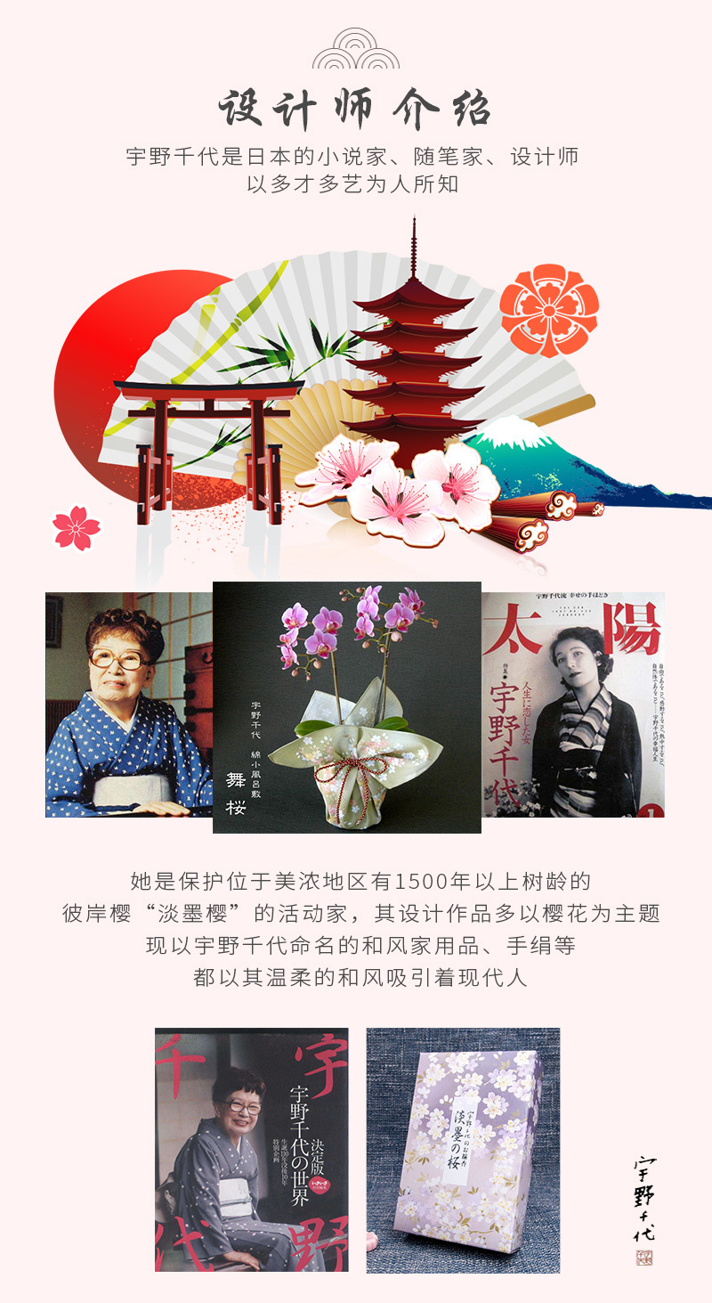 日本原产AITO宇野千代樱吹雪系列美浓烧陶瓷碗汤碗5件套 花色