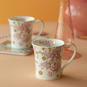 英国原产DUNOON丹侬骨瓷茶杯水杯马克杯樱花